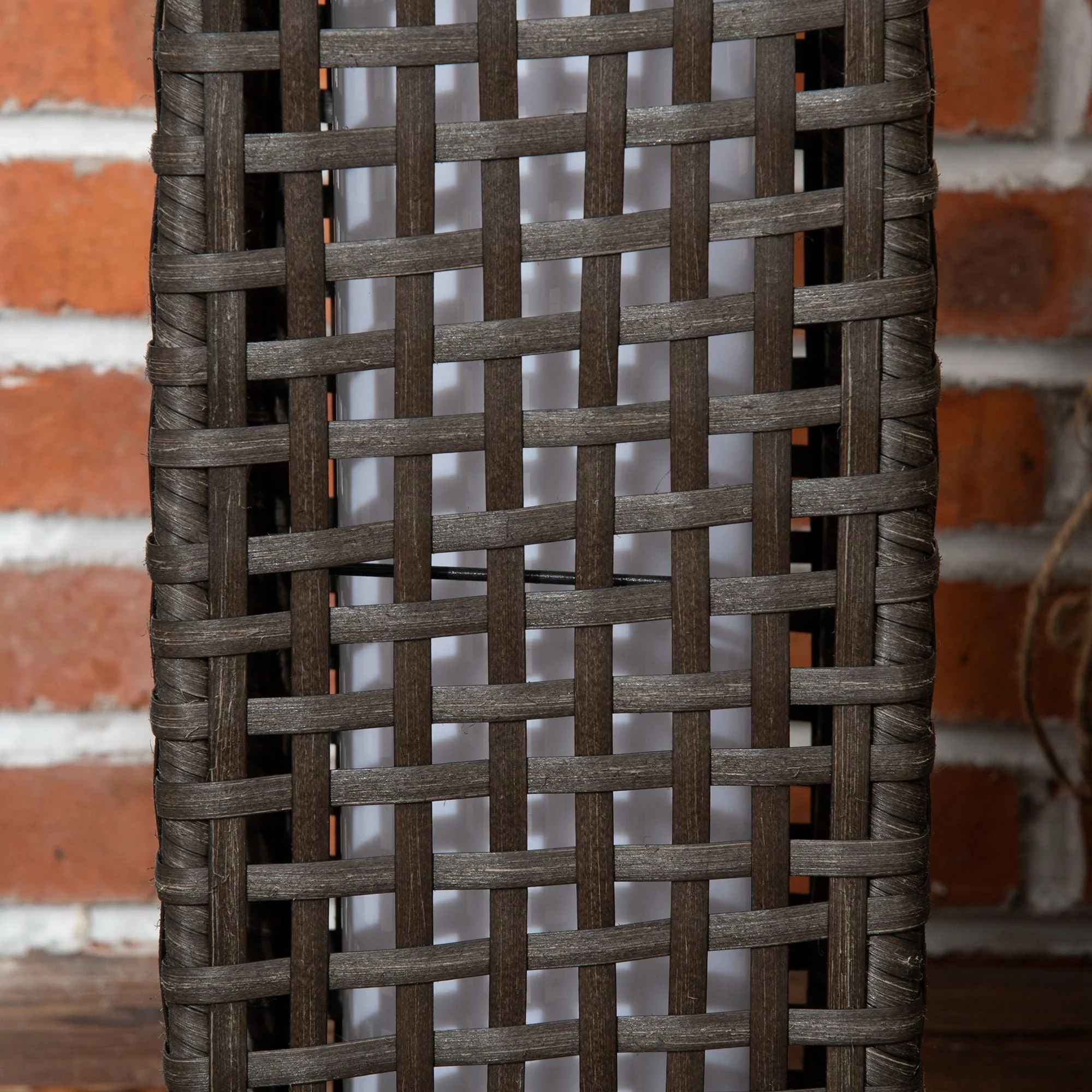 Outdoor Rattan Solar Lantern - Image 9