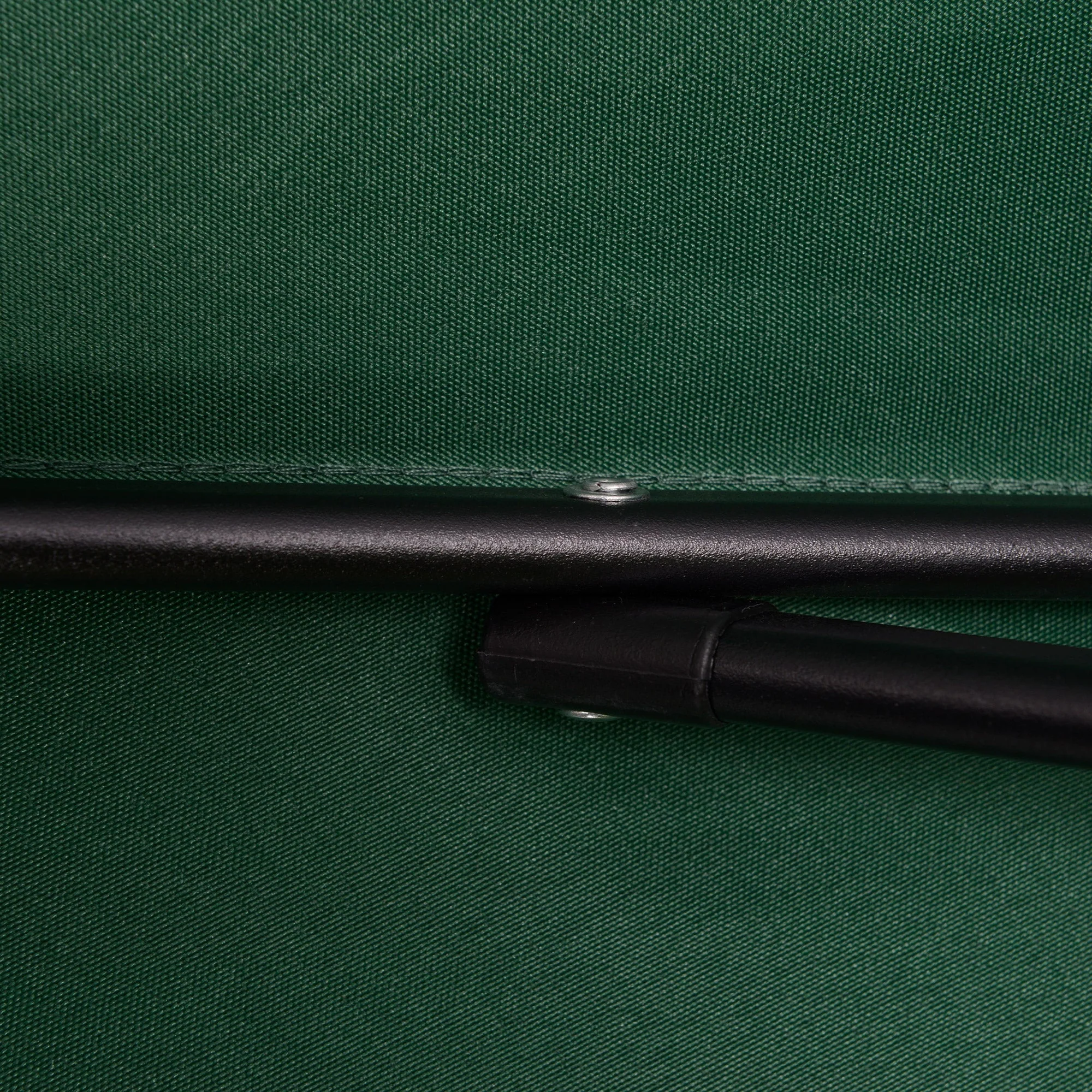 Outsunny 2M Aluminium Pole Garden Parasol - Green - Image 9