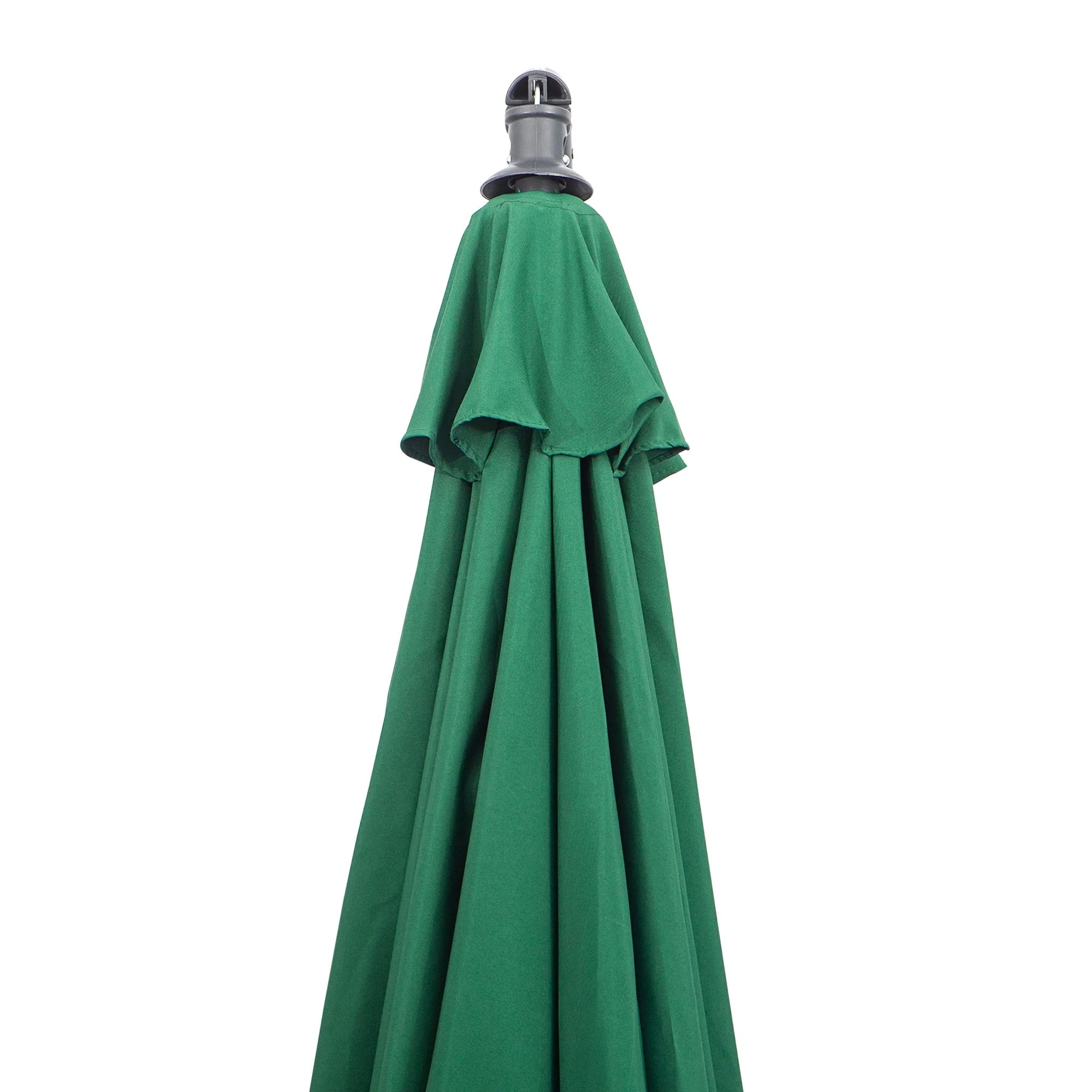 Outsunny 3M Banana Hanging Parasol Umbrella Green - Image 8