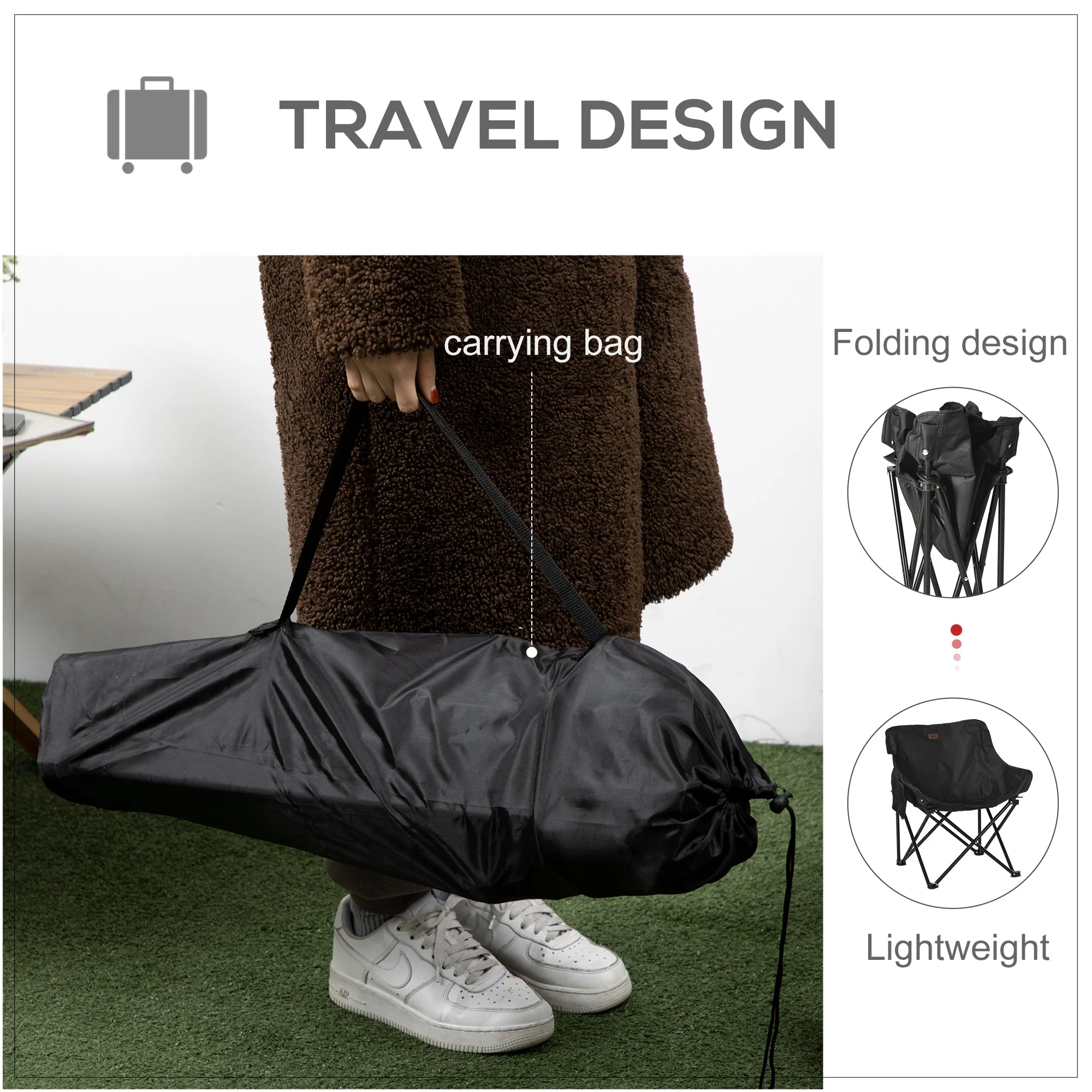 Outsunny Camping Chair - Image 4