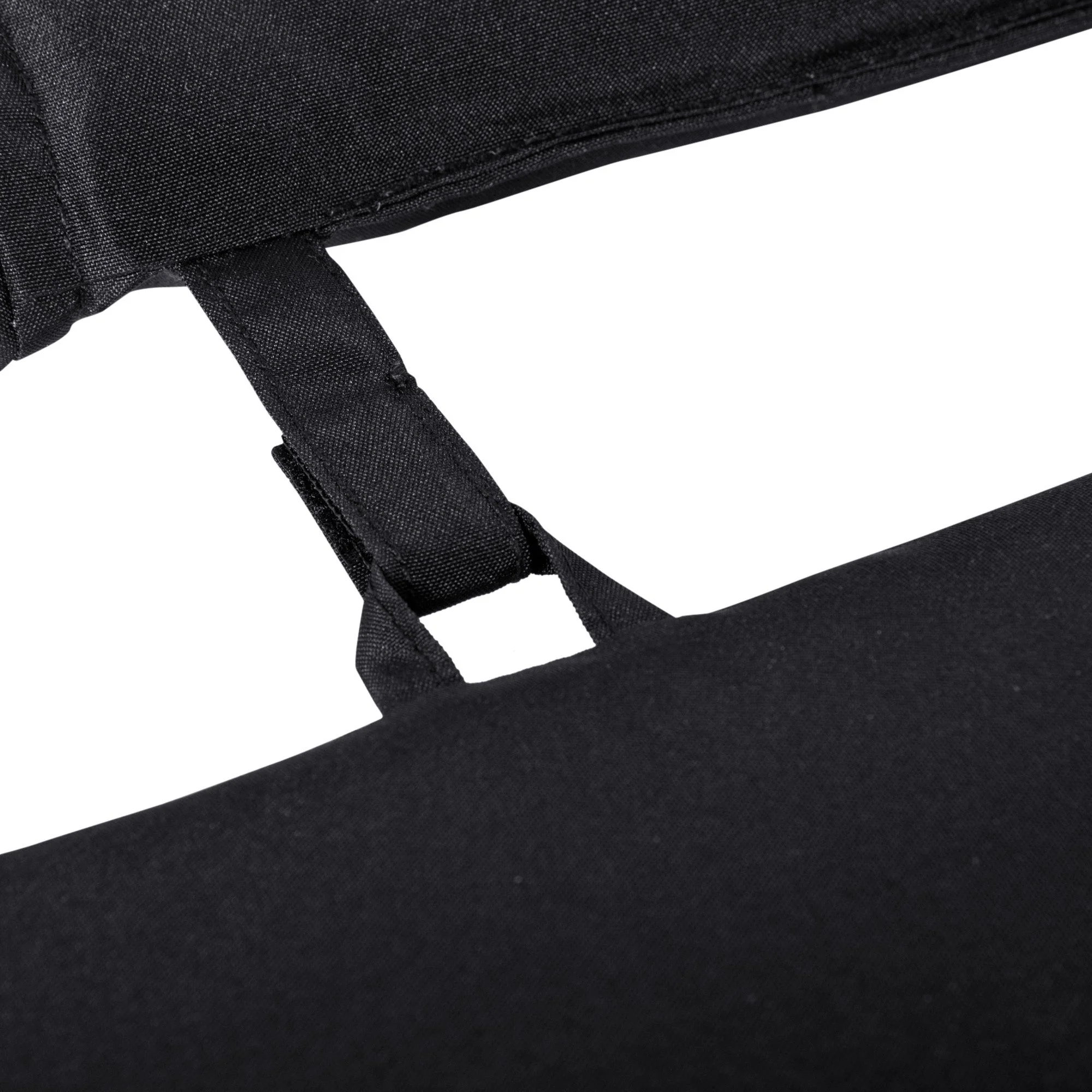 Outsunny Garden Sun Lounger Cushion Replacement Thick Sunbed Reclining Chair Relaxer Pad With Pillow - Black - Image 9