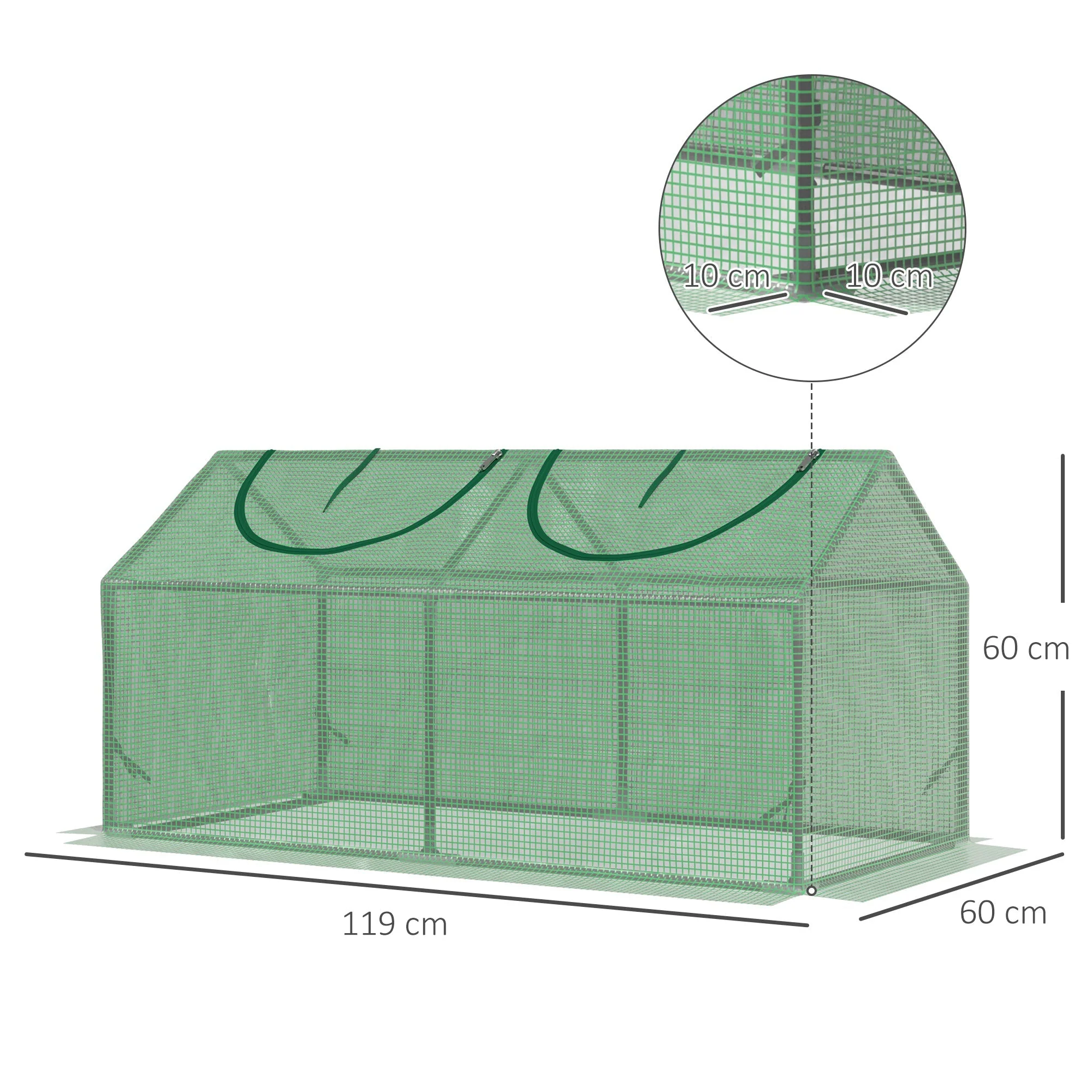 Outsunny Mini Greenhouse - Image 3