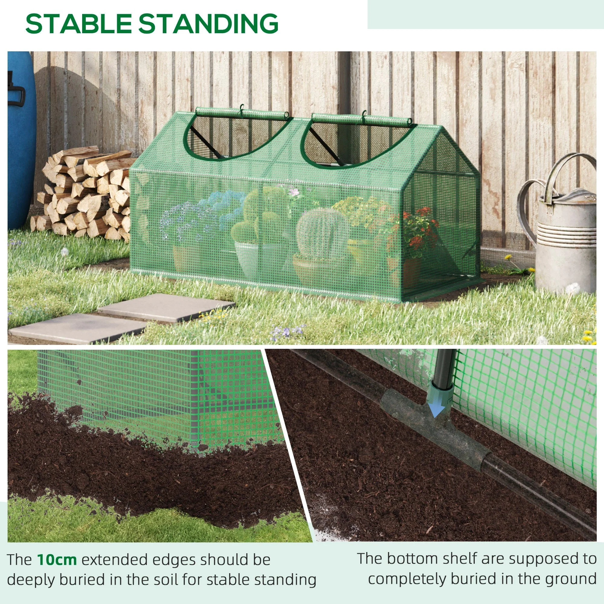 Outsunny Mini Greenhouse - Image 6