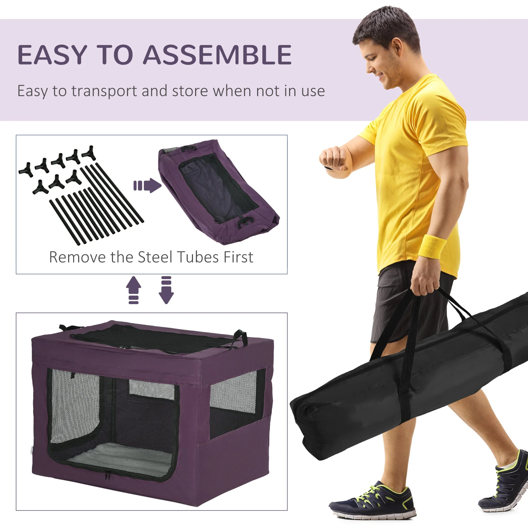 PawHut 80cm Pet Carrier - Image 7