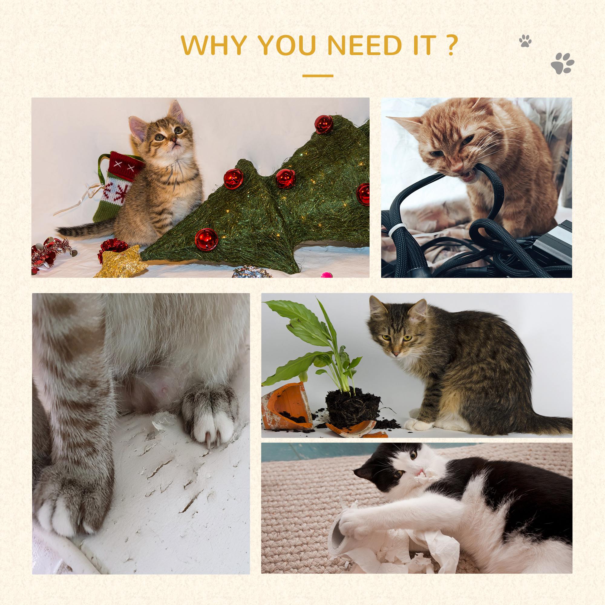 PawHut Cat Scratching Board - Image 7