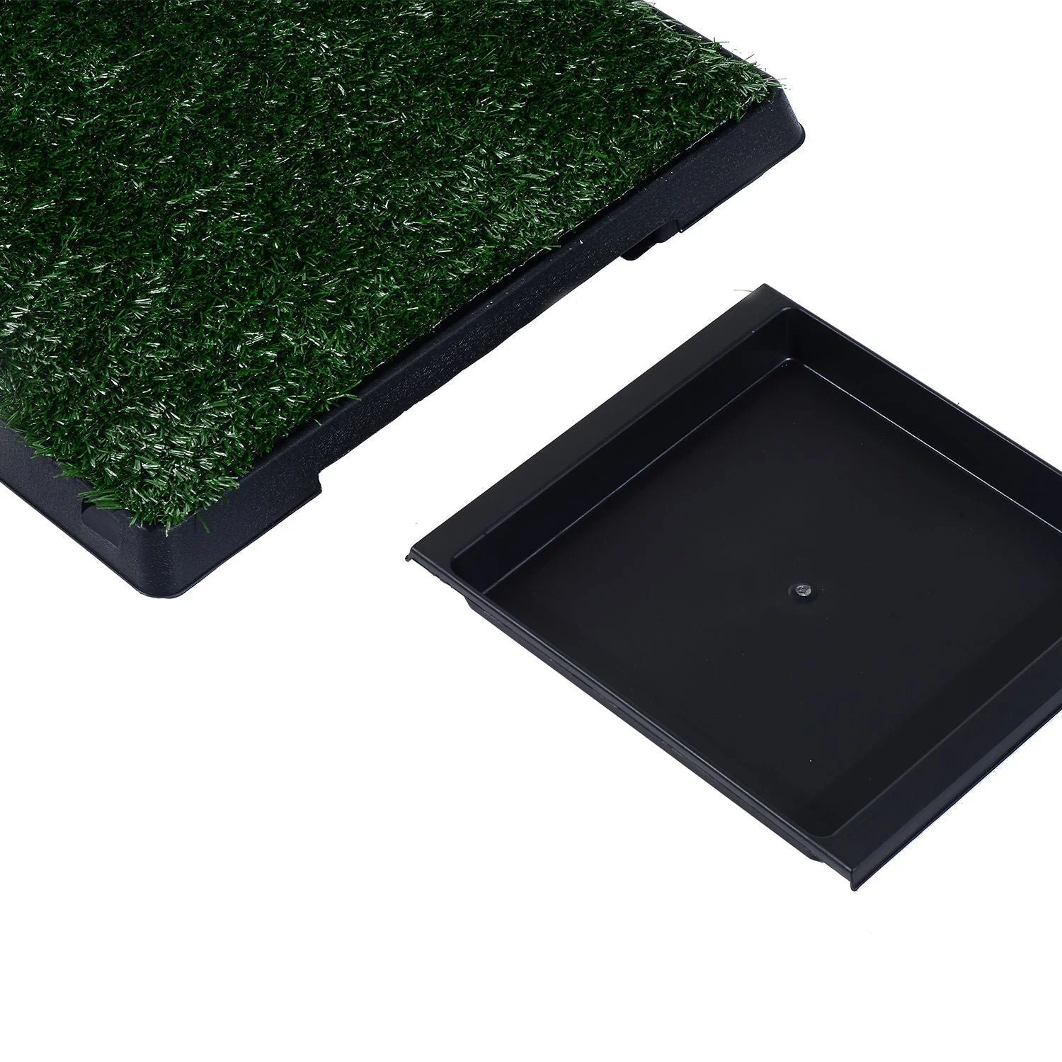 PawHut Indoor Pet Puppy Toilet Training Mat W/Tray and Loo Pad - Image 8