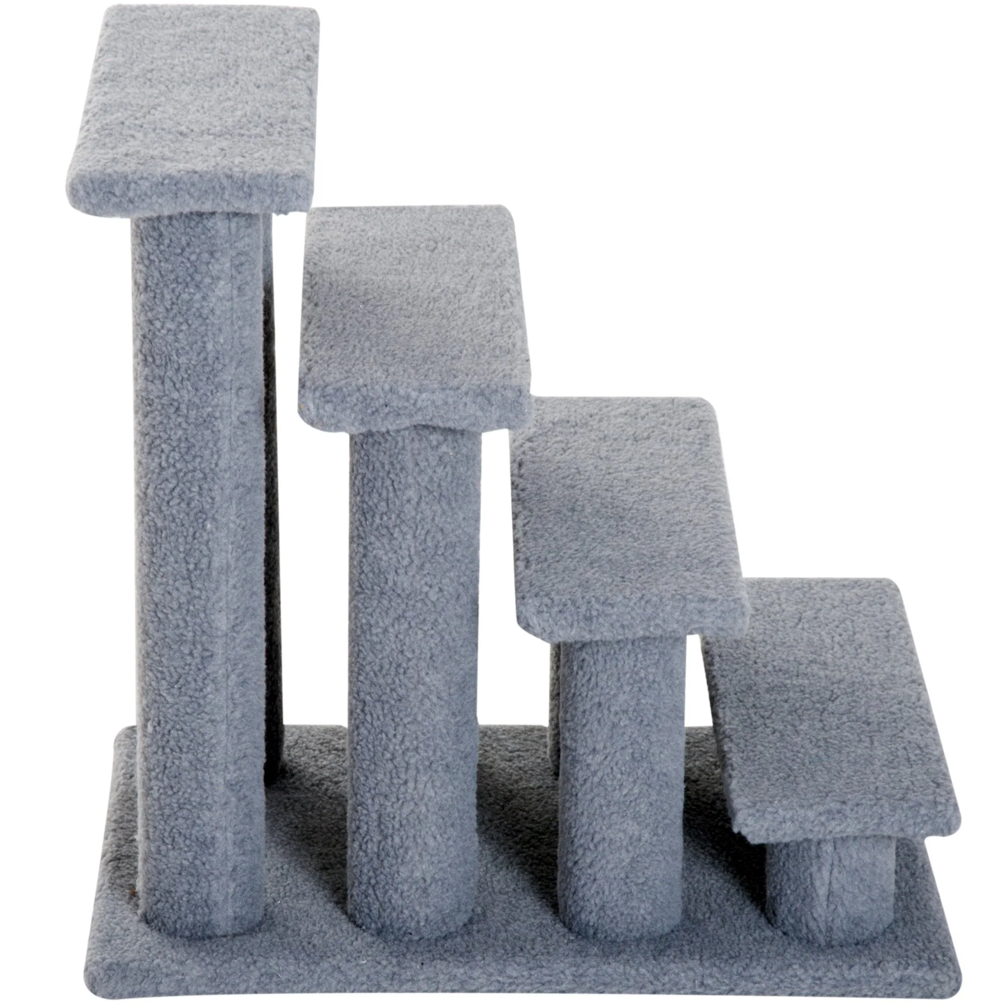 PawHut Pet Ramp Stairs Cat Tree Ladder Safety Steps Climbing Frame - Image 5