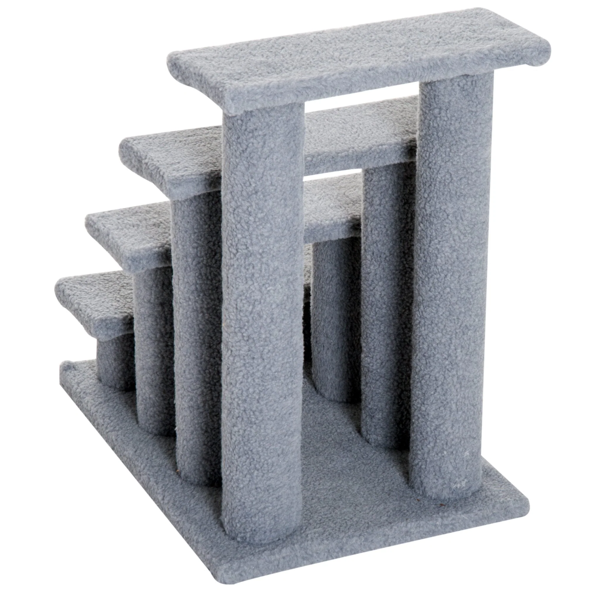 PawHut Pet Ramp Stairs Cat Tree Ladder Safety Steps Climbing Frame - Image 9