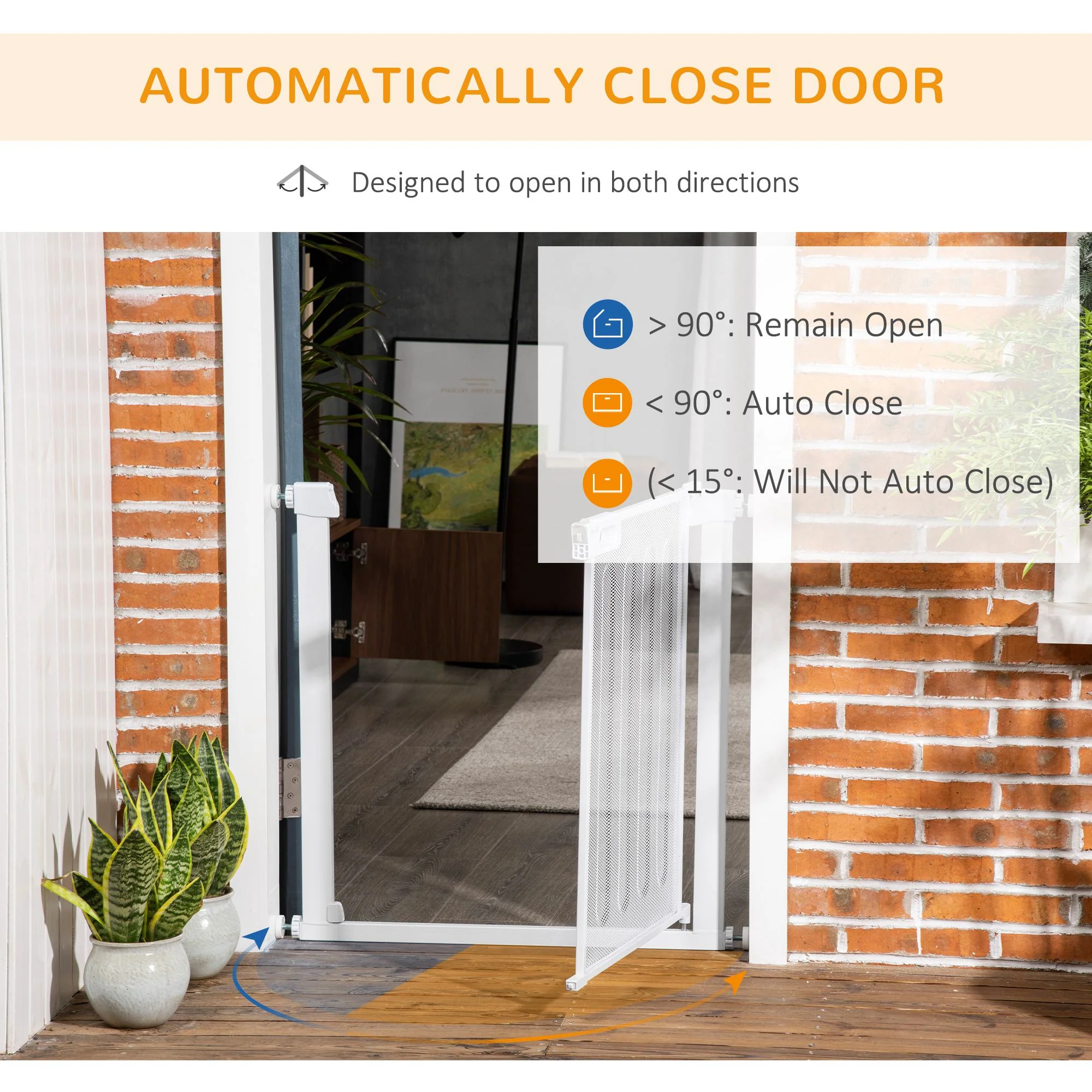 PawHut Pet Safety Gate - Image 2