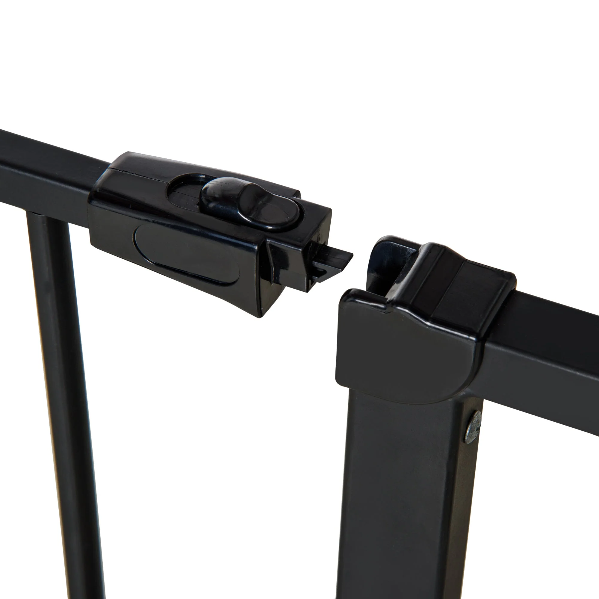 PawHut Pressure Fitted Pet Dog Safety Gate Metal Fence Extending 76-107cm Wide - Image 8