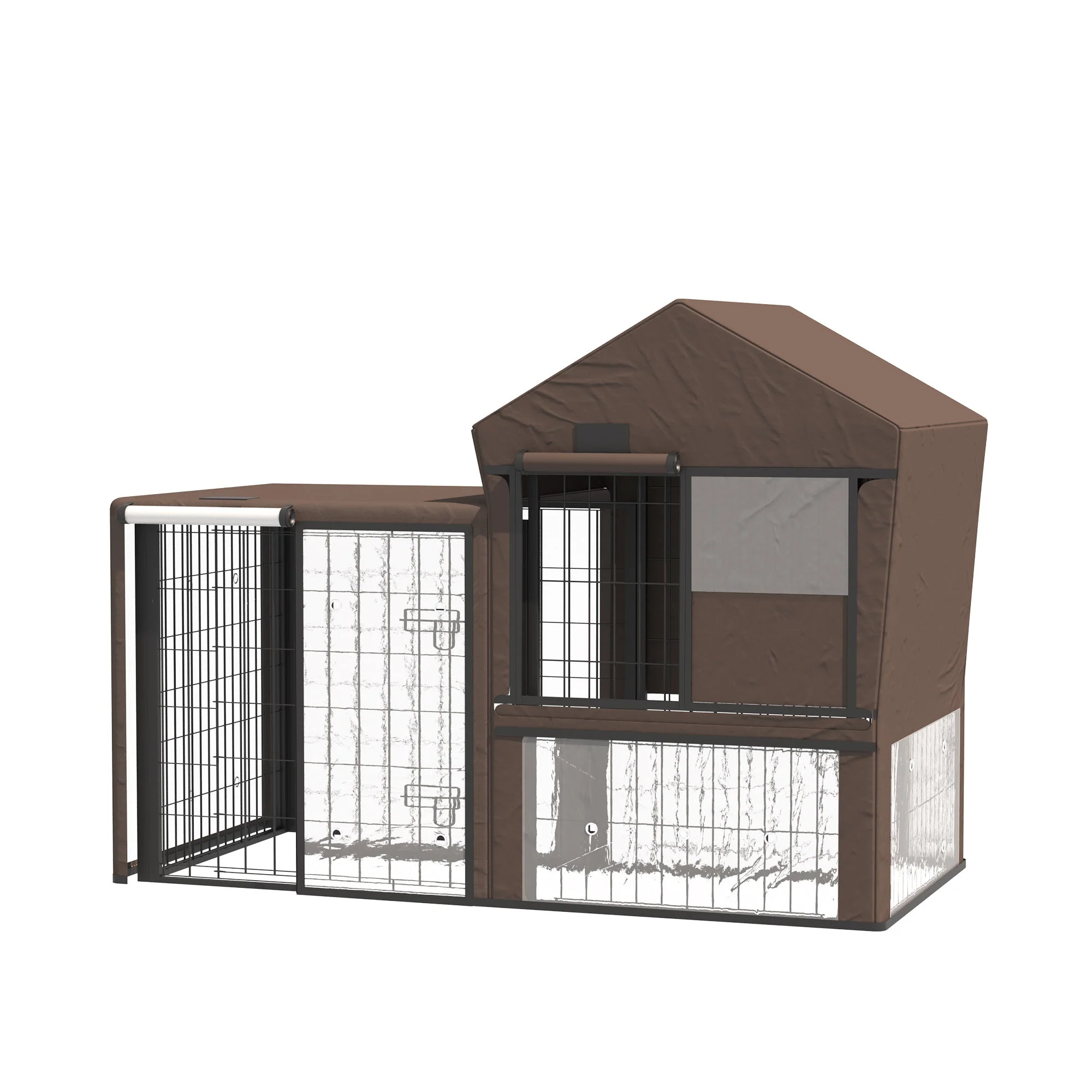 PawHut Rabbit Hutch Cover - Image 5