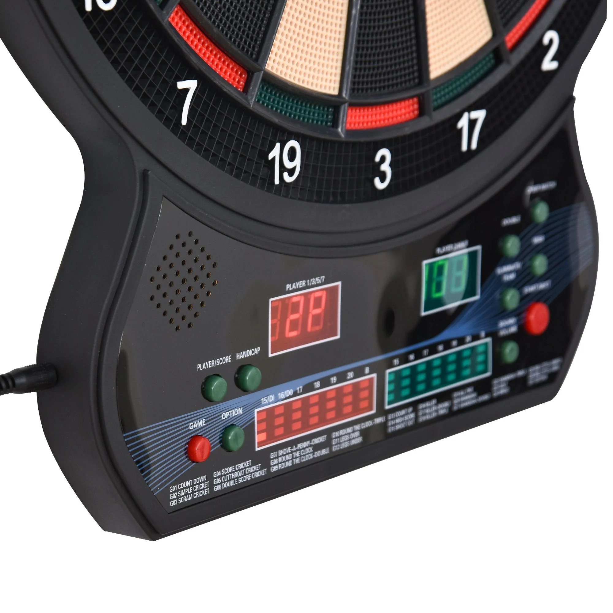 Plastic LED Electronic Dartboard w/ 12 Darts - Image 4