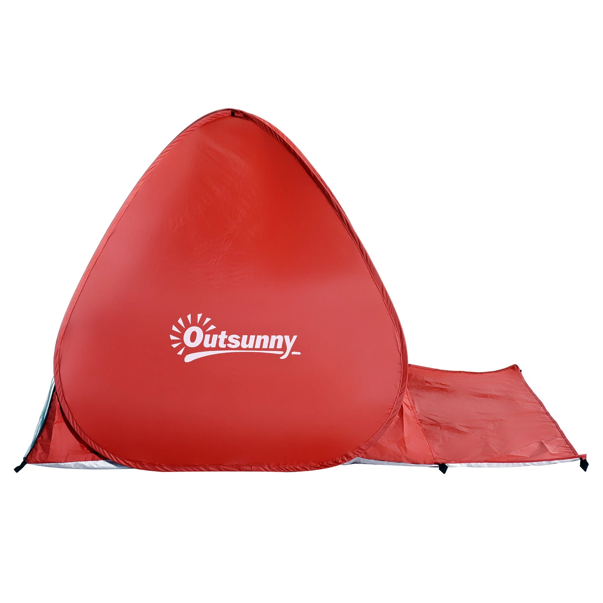 Pop-up Portable Beach Tent-Red - Image 7