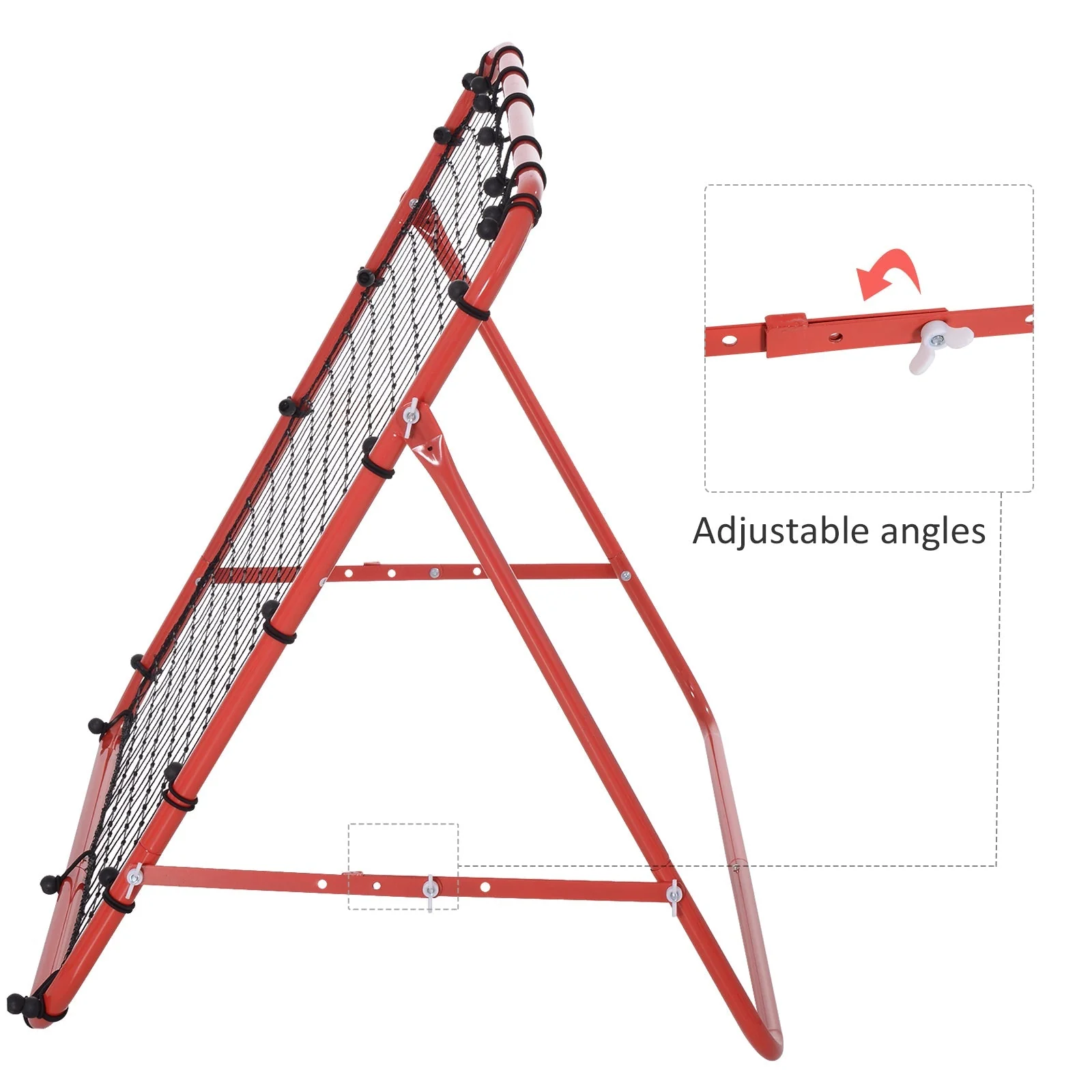 Rebounder Net W/PE Mesh Metal Tube - Image 4