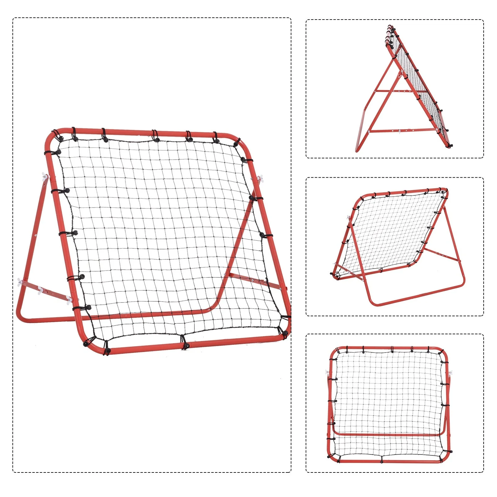 Rebounder Net W/PE Mesh Metal Tube - Image 6