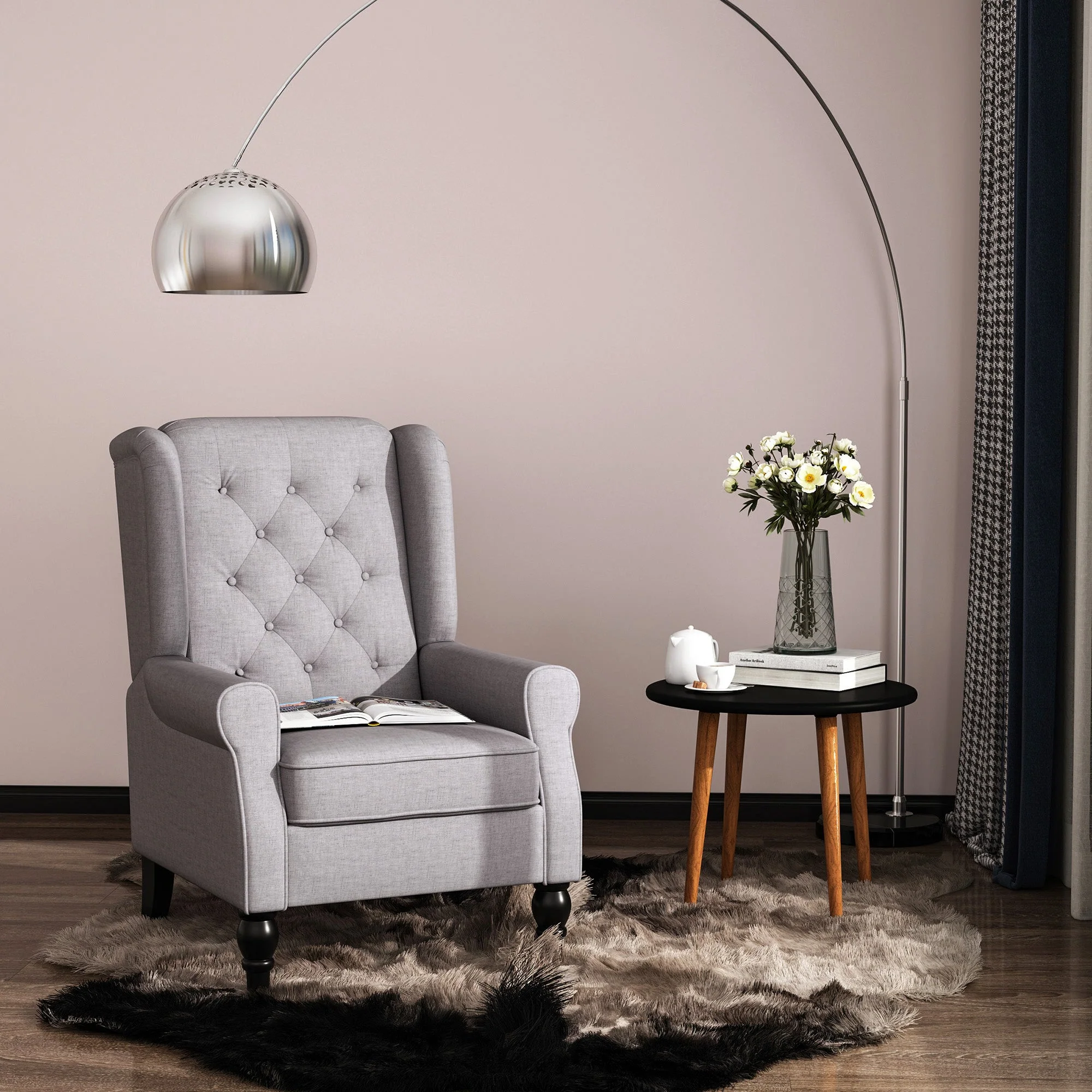 Retro Accent Chair - Image 2