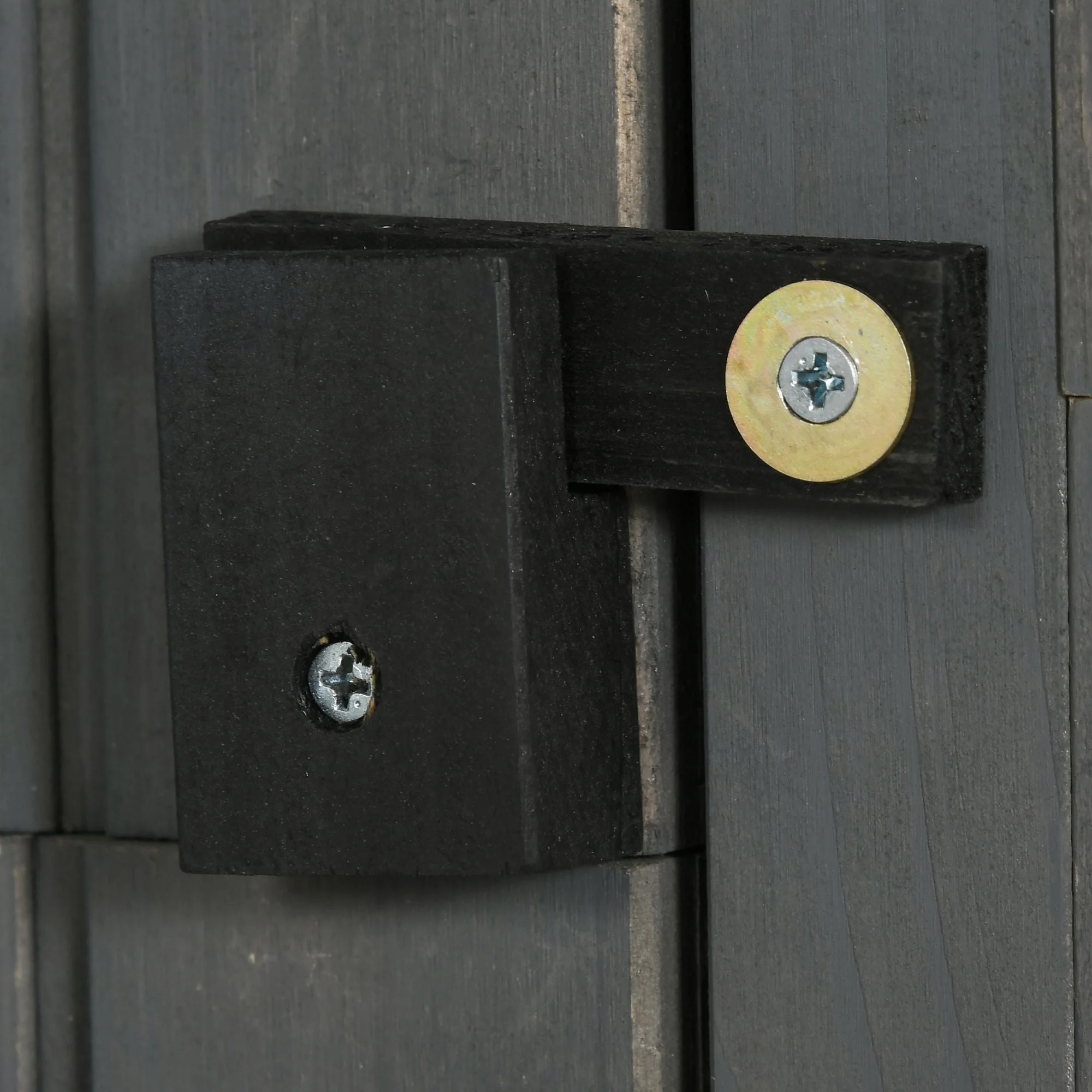Rustica 179cm Single Door Reverse Apex Garden Store Fir Wood Grey by Steadfast - Image 7
