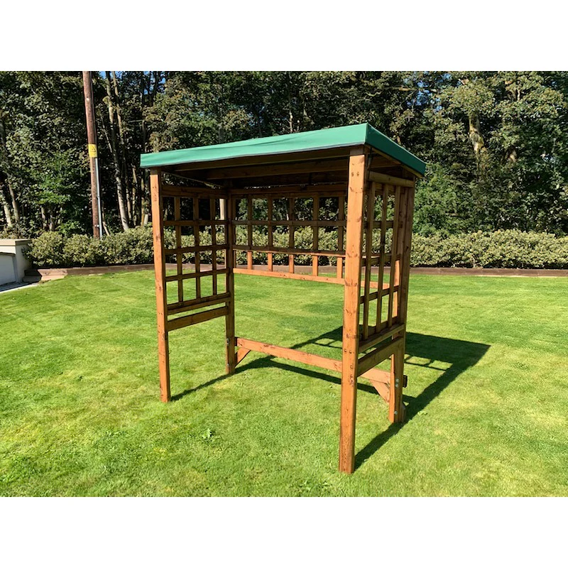Scandinavian Redwood Garden BBQ Shelter by Charles Taylor Green - Image 2