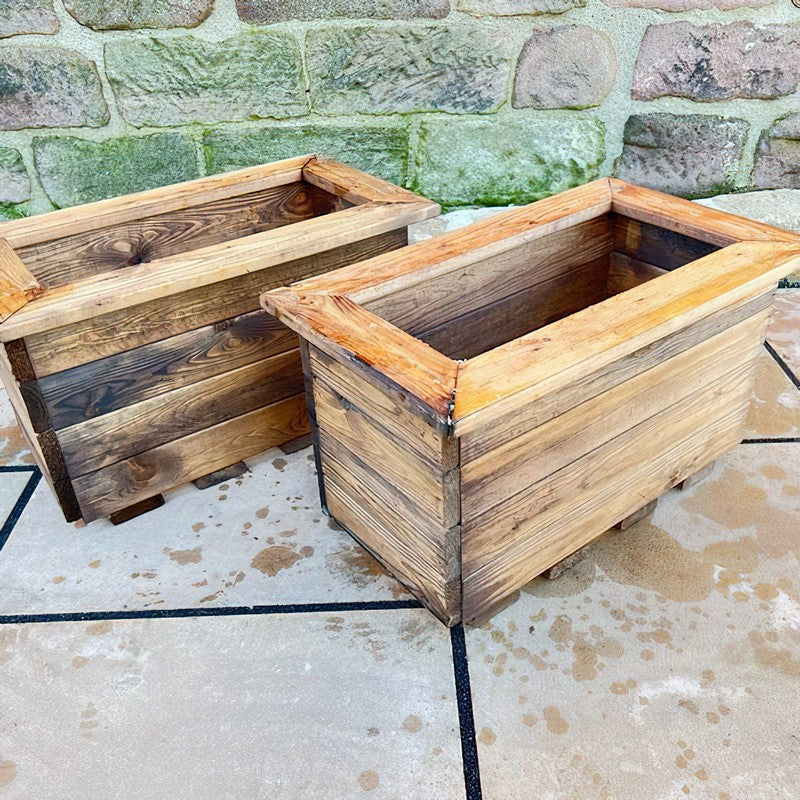 Scandinavian Redwood Garden Planter Set by Charles Taylor - Image 4