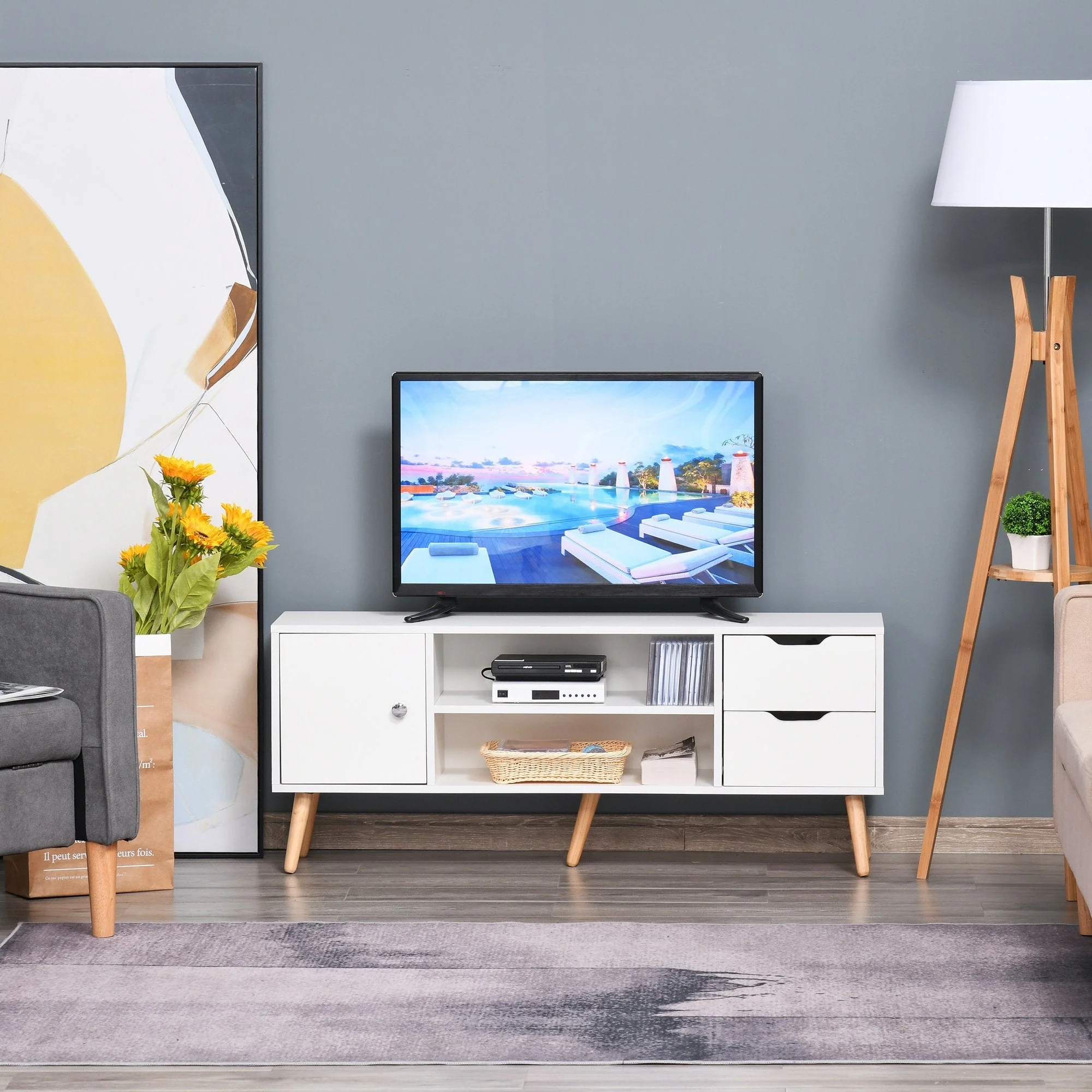 Scandinavian-Style TV Stand - Image 2
