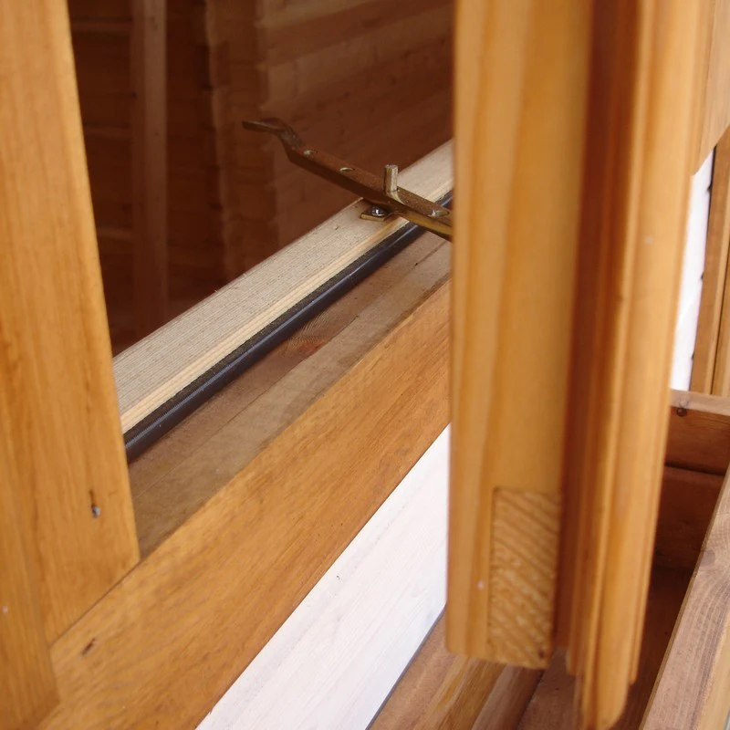 Shire Abbeyford 11' 9" x 11' 9" Apex Log Cabin - Premium 70mm Cladding Tongue & Groove - Image 3