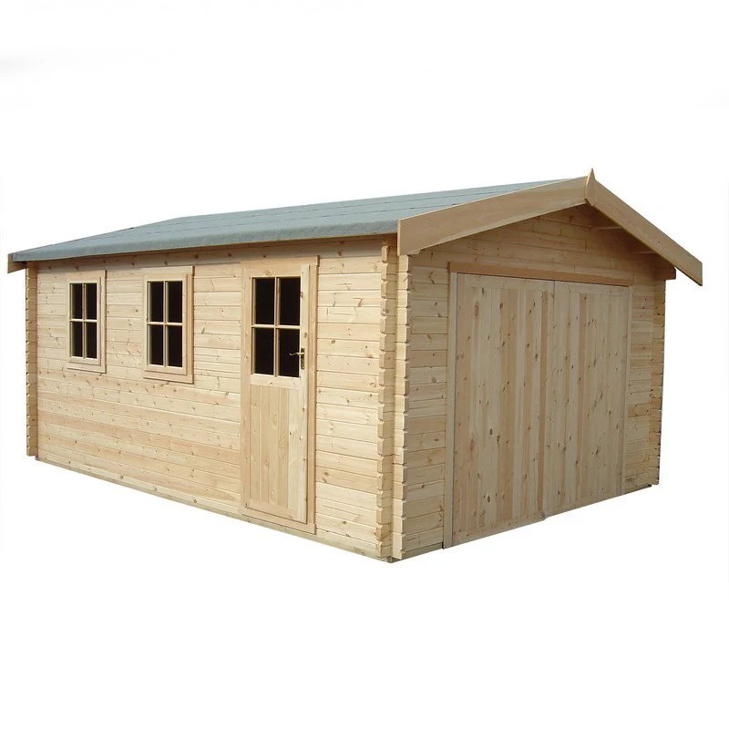 Shire Bradenham 12' 5" x 14' 8" Reverse Apex Garage - Premium 70mm Cladding Tongue & Groove - Image 2
