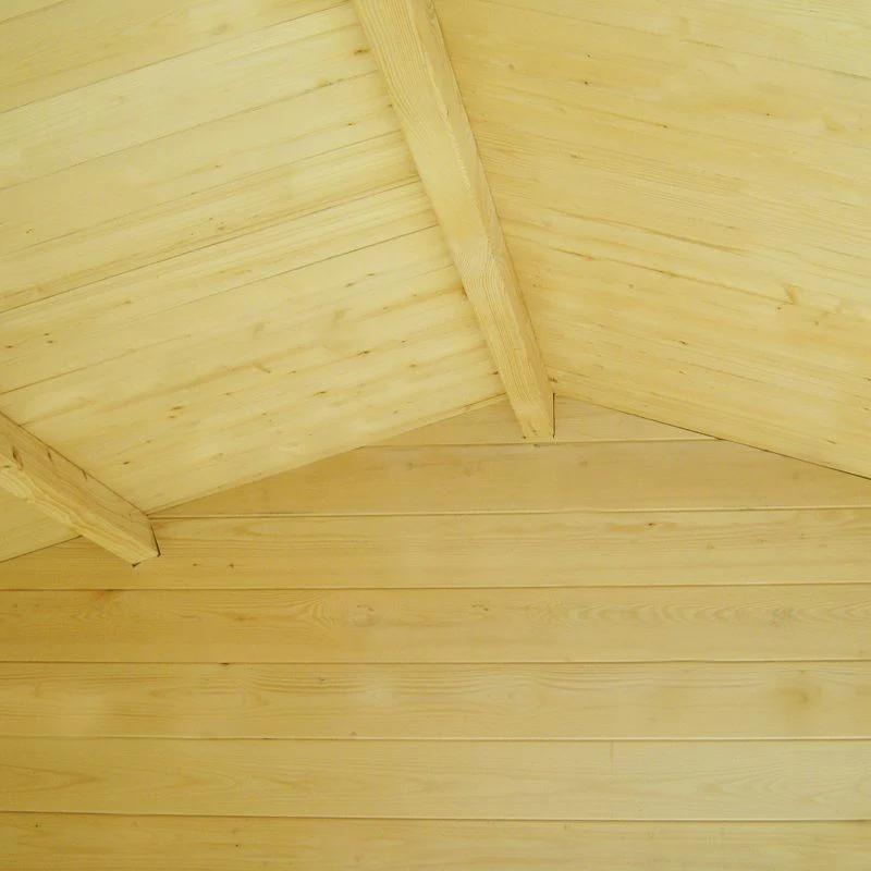Bradley 8' x 8' 9" Apex Log Cabin - Premium 19mm Cladding Log Clad - Image 2