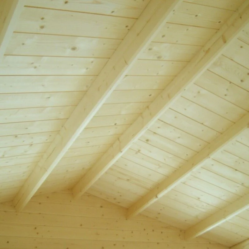 Shire Epping 11' 9" x 11' 9" Apex Log Cabin - Premium 34mm Cladding Tongue & Groove - Image 4