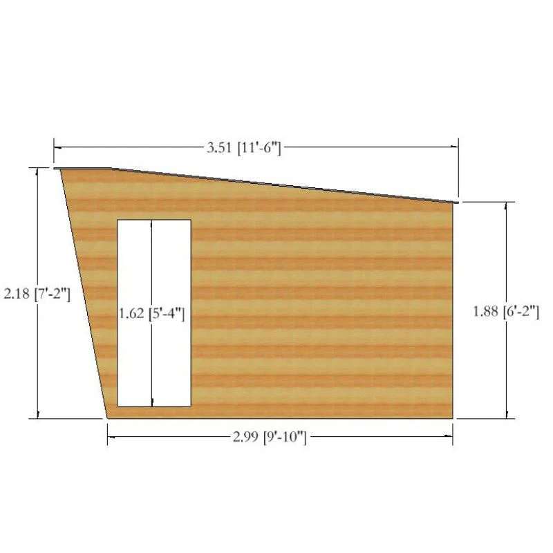 Shire Highclere 10' 5" x 9' 10" Pent Summerhouse - Premium Dip Treated Shiplap - Image 3