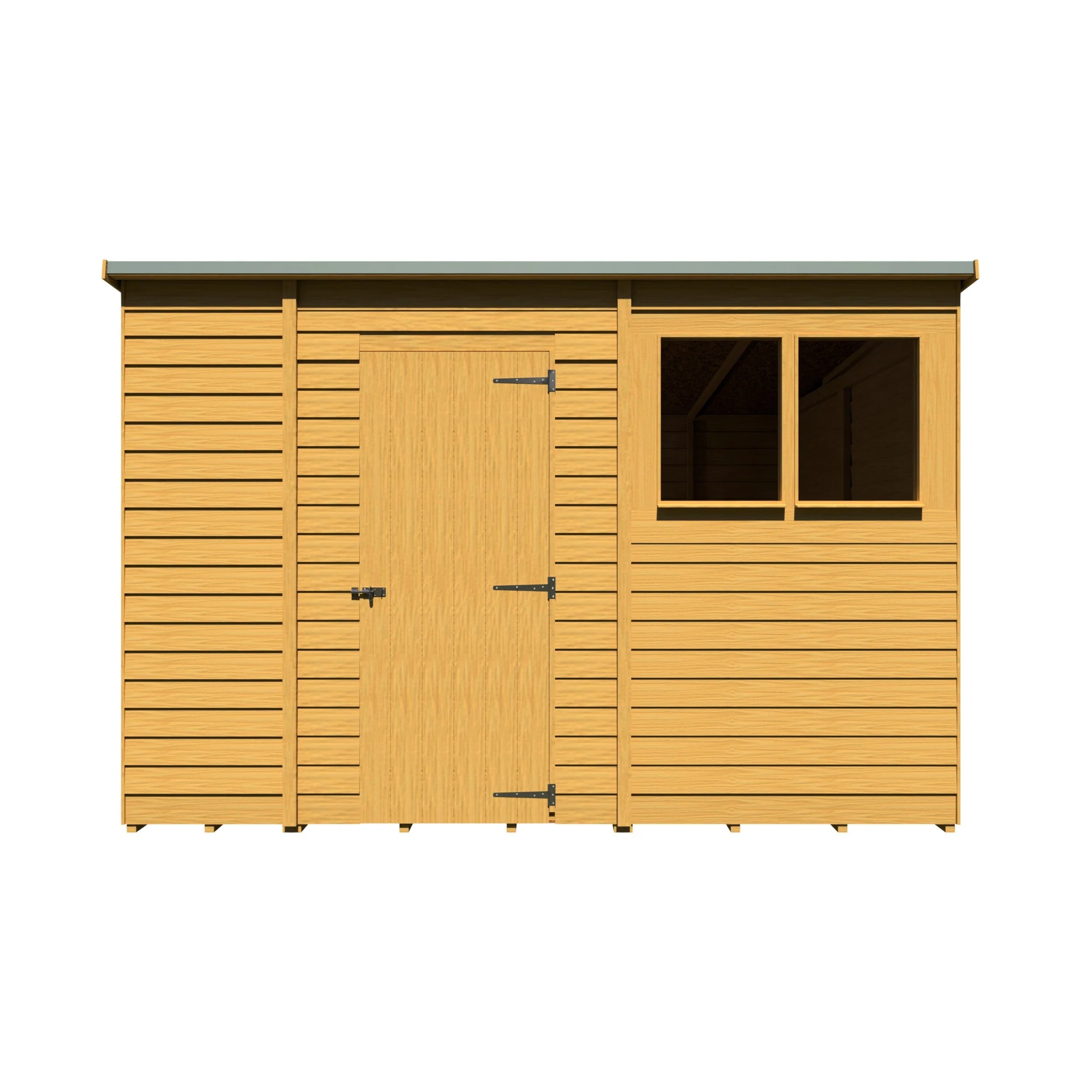 Value 5' 9" x 9' 9" Pent Shed - Premium Coated Overlap - Image 7