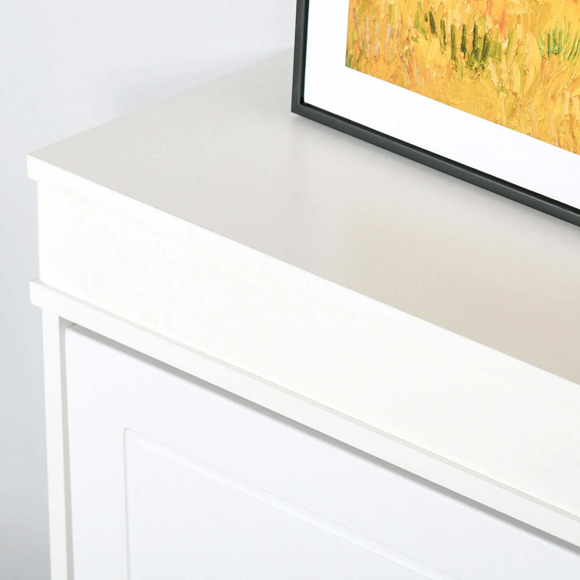 Shoe Cabinet with 4 Flip Drawers Storage Cupboard with Adjustable Shelf White - Image 8