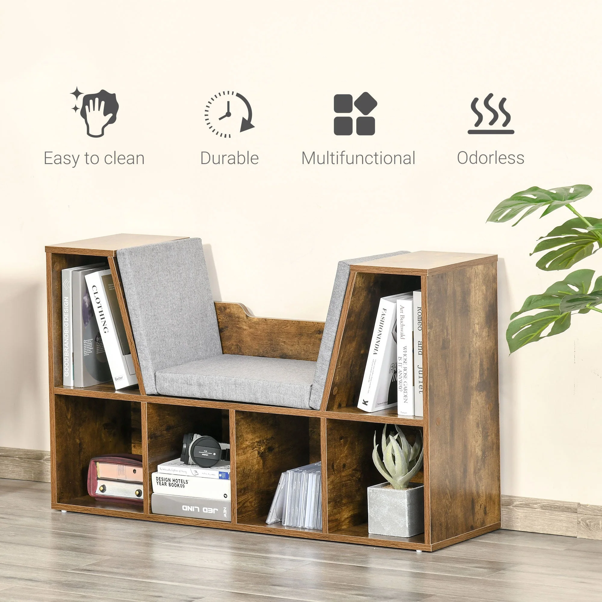 Six-Compartment Bookcase - Image 5