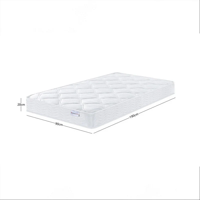SleepyCastle Single Mattress Polyester White 3 x 6ft - Image 5
