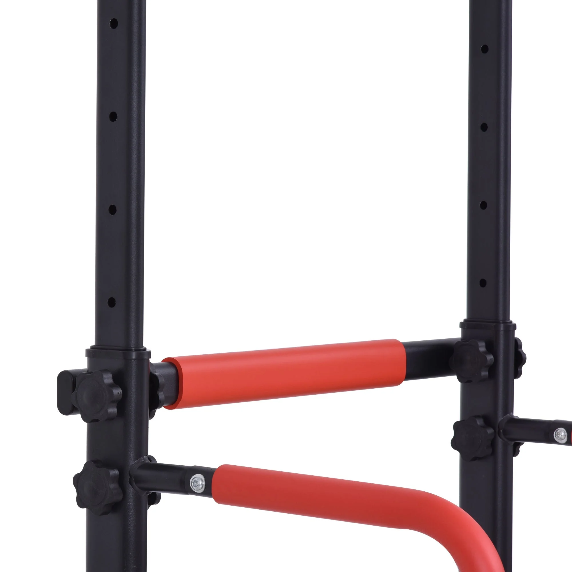 Steel Multi-Use Exercise Power Tower Pull Up Station Adjustable Height W/ Grips - Image 6