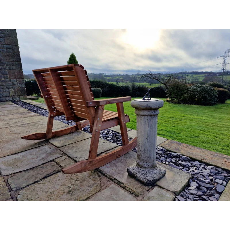 Swedish Redwood Garden Bench by Croft - 2 Seats - Image 2