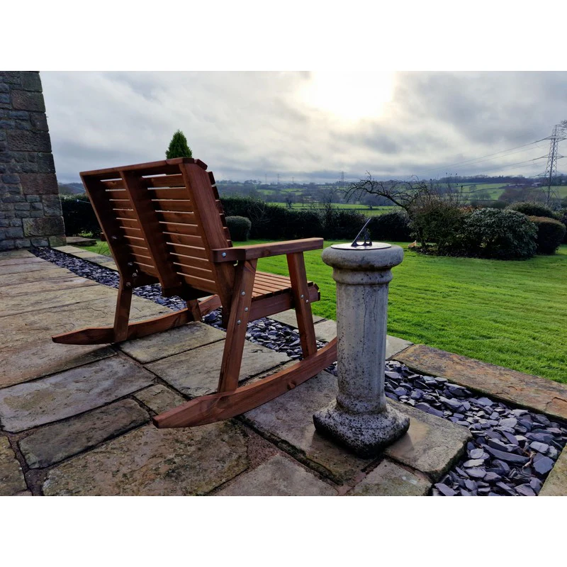 Swedish Redwood Garden Bench by Croft - 2 Seats - Image 3