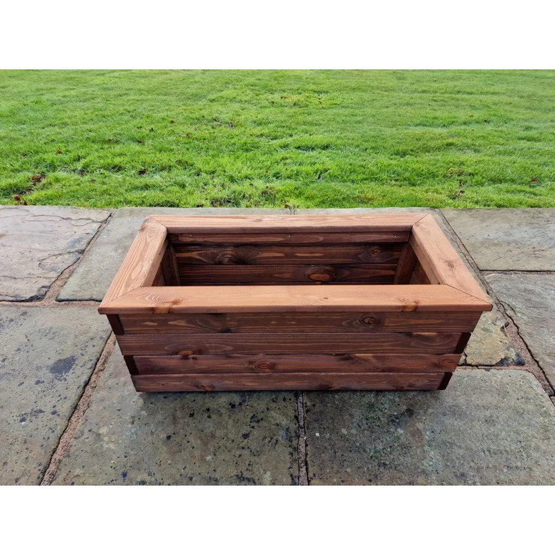 Swedish Redwood Garden Trough Planter by Croft - Image 6