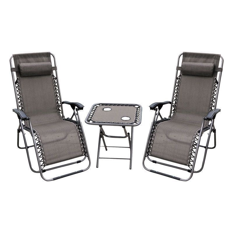 Tolverne Zero Gravity Garden Bistro Set by Croft - 2 Seats - Image 3