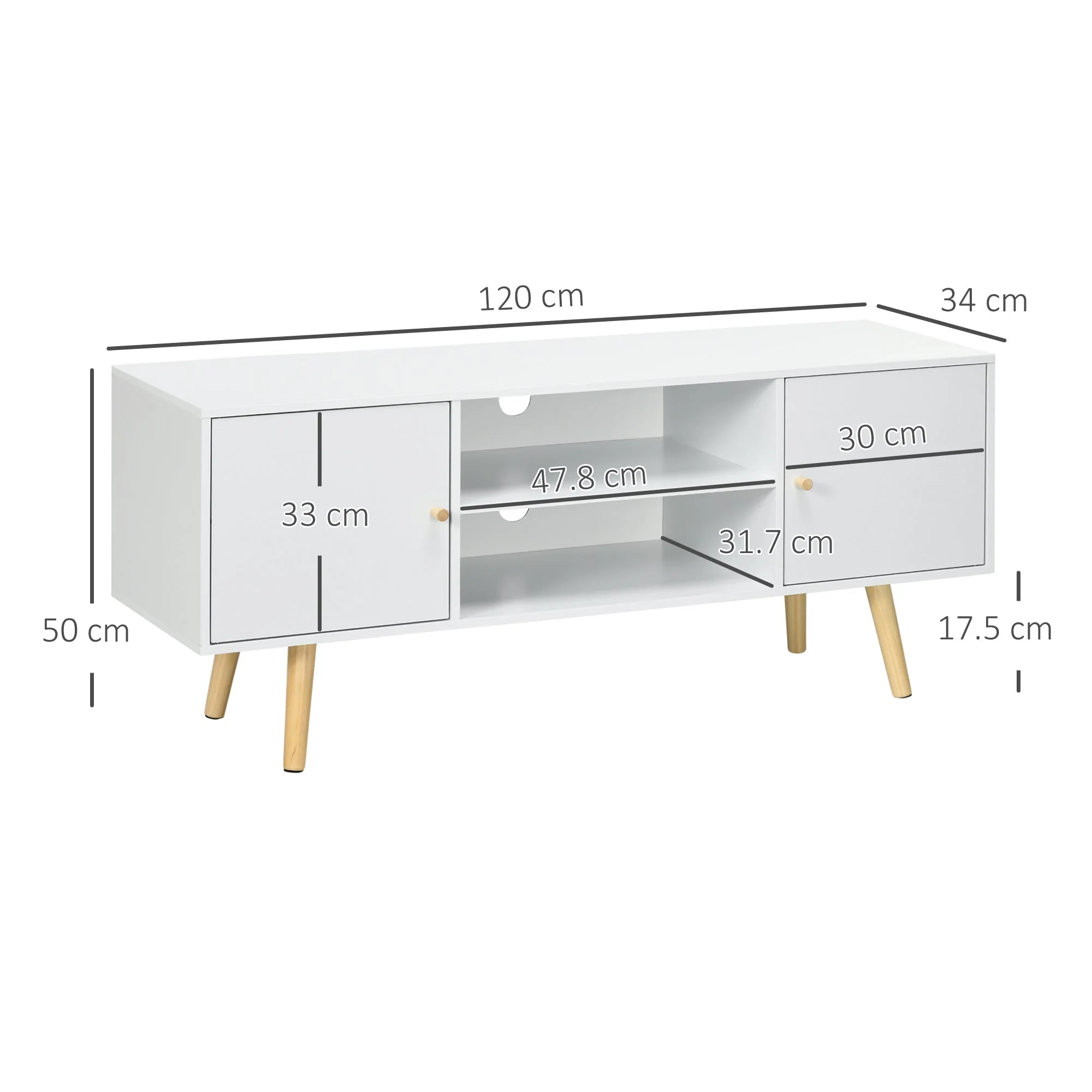 TV Unit Cabinet for TVs up to 55 Inches - Image 3