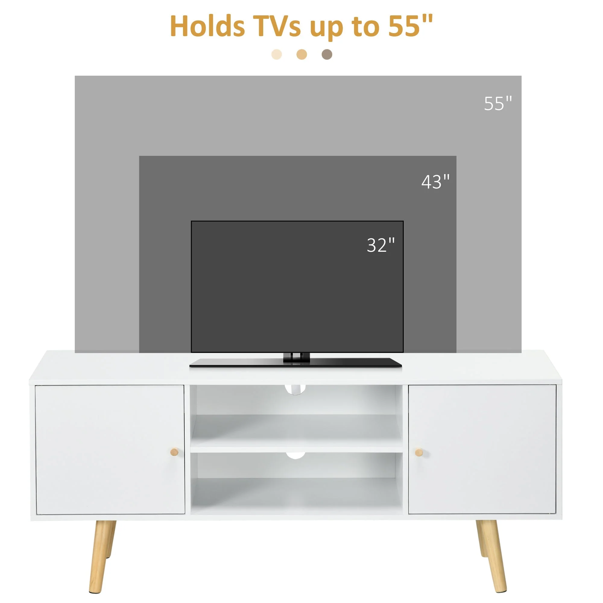 TV Unit Cabinet for TVs up to 55 Inches - Image 7