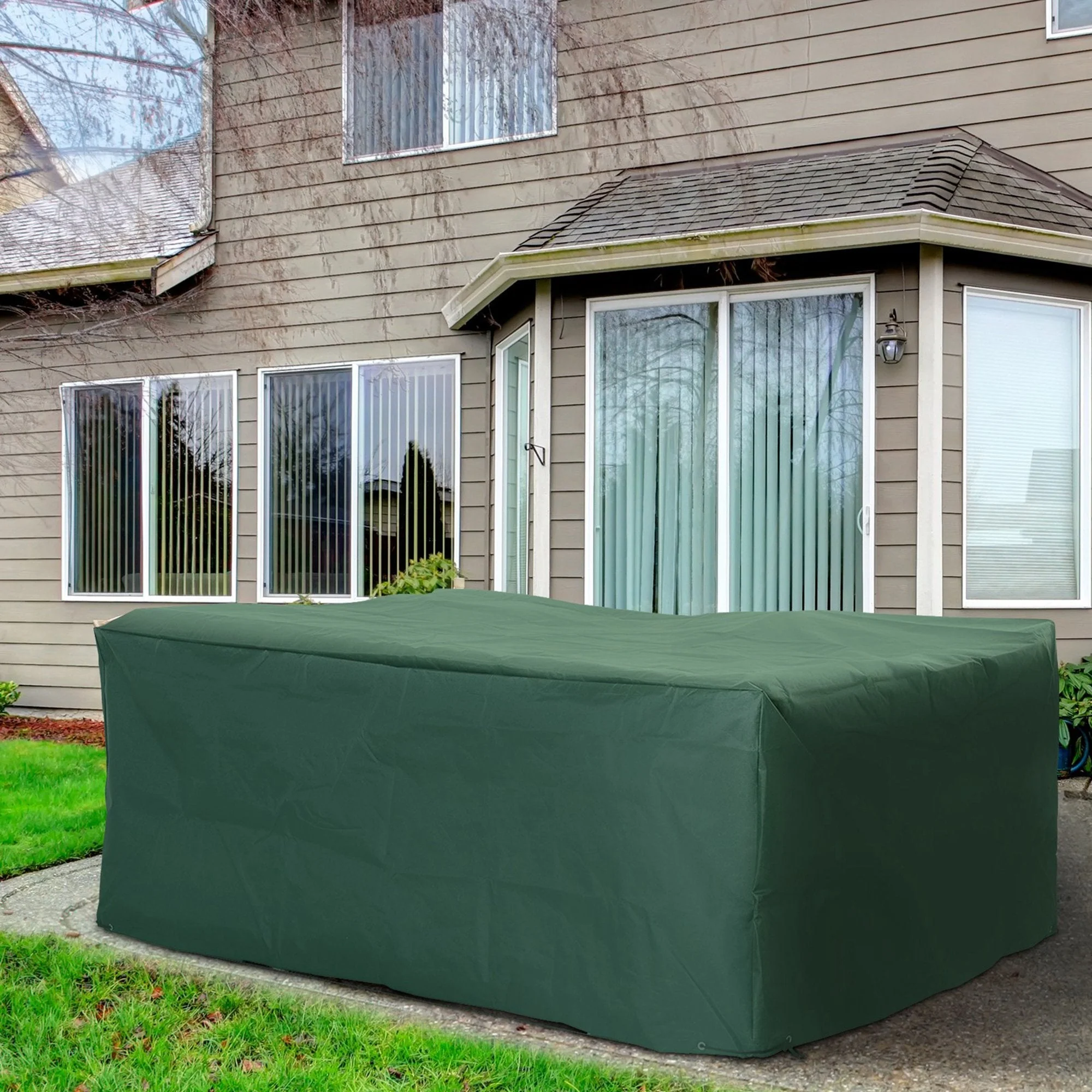 UV /Rain Protective Rattan Furniture Cover - Image 2