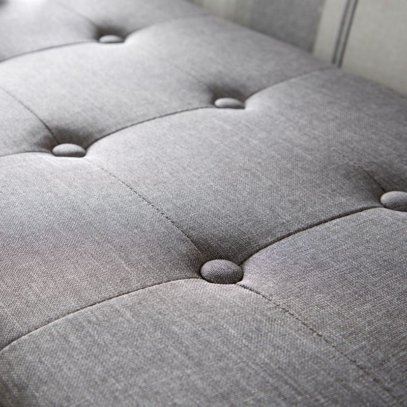 Verona Large Ottoman Fabric Grey 1 Door - Image 4