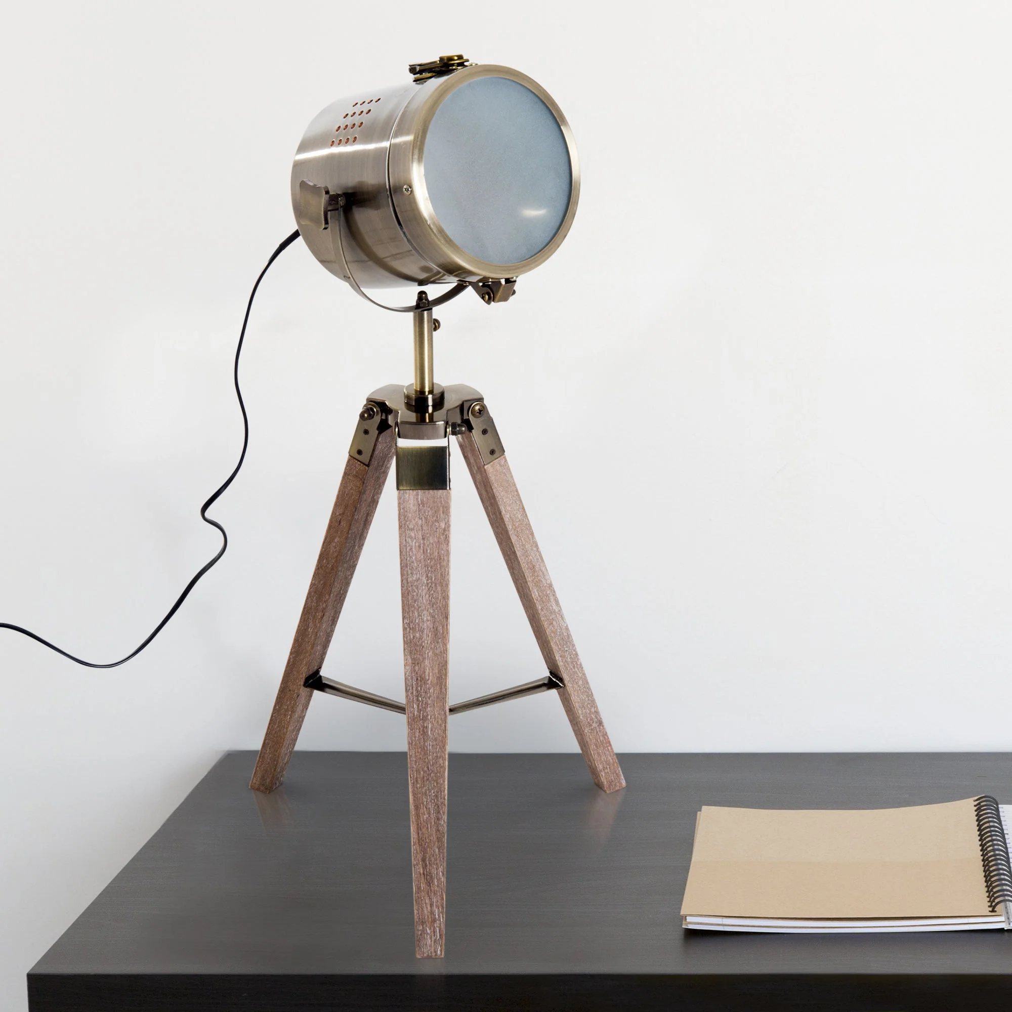 Vintage Tripod Floor Lamp - Image 2