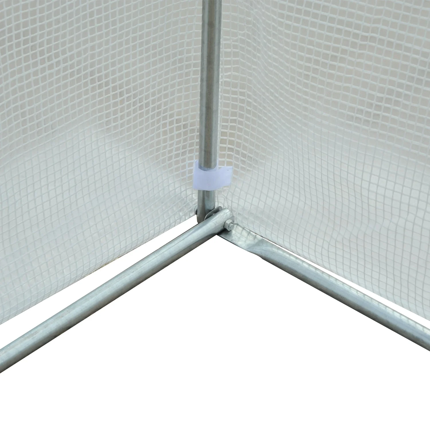 Walk-In Polytunnel Greenhouse Warm House Garden Tunnel Shelter Plant Shed with Door and Windows - Image 9