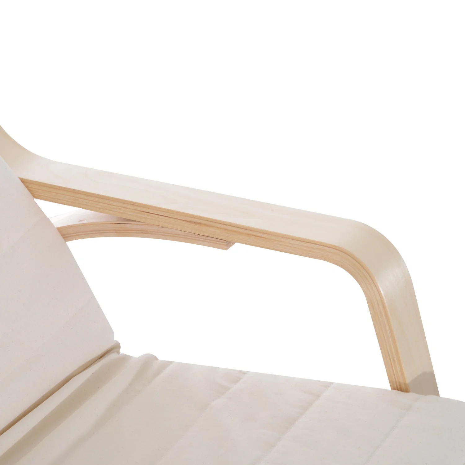 Wooden Rocking Lounge Chair - Image 7